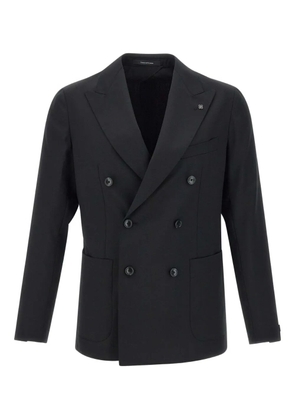 Tagliatore wool blazer - Black