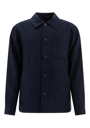 NN07 linen shirt - Blue