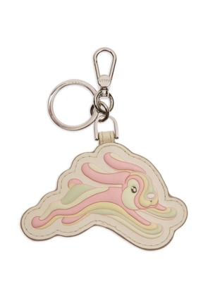 Bally rabbit motif charm - Neutrals