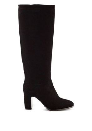 Julie Dee suede block-heel boots - Black