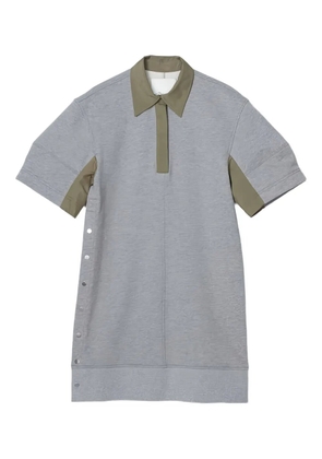 3.1 Phillip Lim polo-collar short-sleeve mini dress - Grey