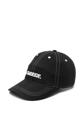 Carrer logo-embroidered baseball cap - Black