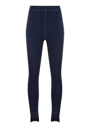 Gloria Coelho high-waisted asymmetric leggings - Blue