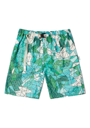 Advisory Board Crystals Stained Glass shorts - Green