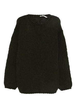 Label Under Construction ribbed-trim jumper - Green