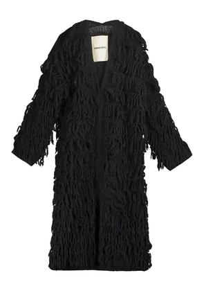 Circus Hotel shaggy coat - Black