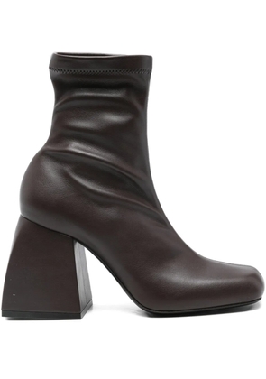 Nodaleto 90mm Mila boots - Brown