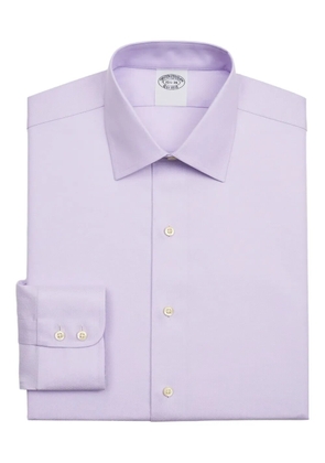 Brooks Brothers ainsley-collar long-sleeve shirt - Purple
