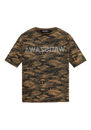 MISBHV Warszawa-print T-shirt - Green