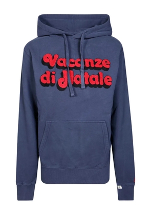 MC2 Saint Barth Tribeca appliqué hoodie - Blue