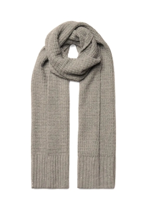 Fabiana Filippi virgin wool blend scarf - Grey