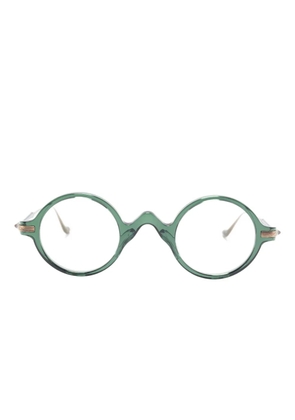 Matsuda round-frame glasses - Green