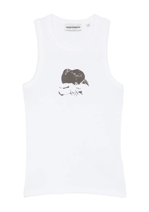 CARNE BOLLENTE Back In Your Arms tank top - White
