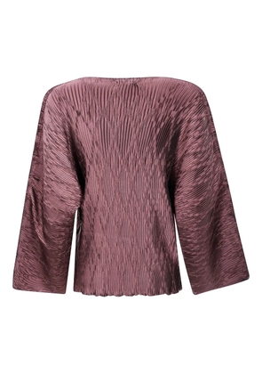 By Malene Birger Tralluman pleated-panel blouse - Brown