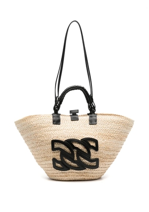 Casadei Panarea logo-appliqué tote bag - Neutrals