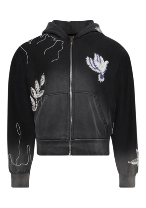 EARTHLING VIP cotton hoodie - Black