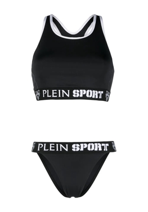 Plein Sport Baroque Tiger bikini set - Black