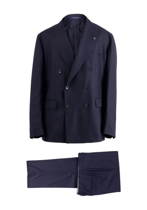 Tagliatore virgin wool double-breasted suit - Blue