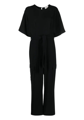 P.A.R.O.S.H. wide-leg cargo jumpsuit - Black