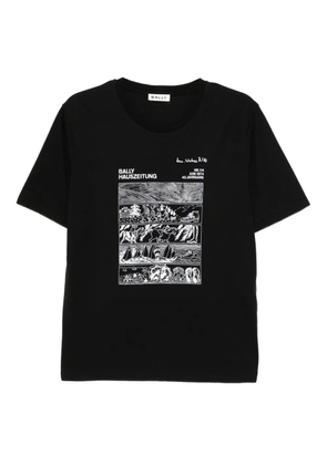 Bally graphic-print cotton T-shirt - Black