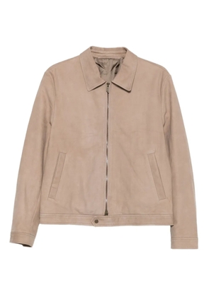 Salvatore Santoro leather jacket - Neutrals
