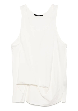 SONGZIO draped vest - White