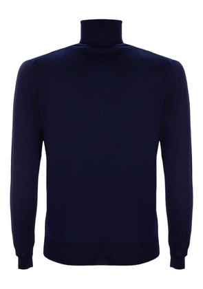 Cruciani high-neck sweater - Blue