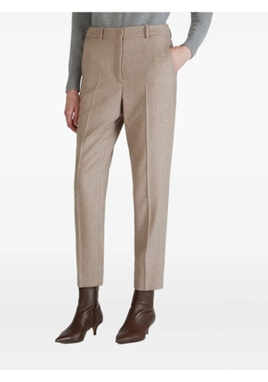 Incotex diagonal-pocket trousers - Neutrals