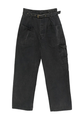 MARANT ÉTOILE belted pocket trousers - Black