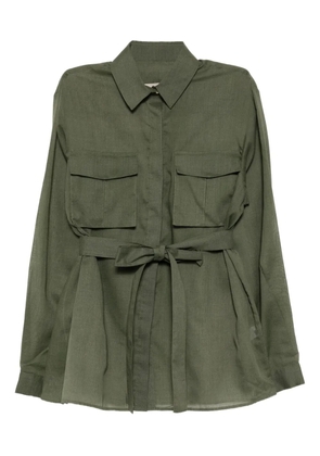 Elie Saab long-sleeved shirt - Green