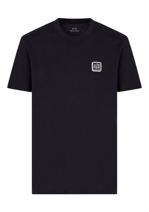 Armani Exchange logo-patch T-shirt - Black