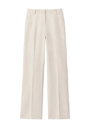 Lafayette 148 pleated-front trousers - PEARL