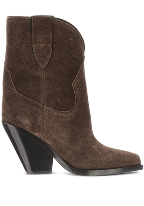 ISABEL MARANT Leyane ankle boots - Brown