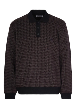 Carhartt WIP houndstooth polo shirt - Brown