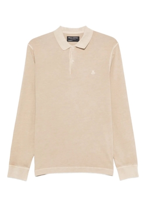 Marc O'Polo long-sleeves polo shirt - Neutrals