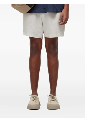 Osklen Balneario linen shorts - White