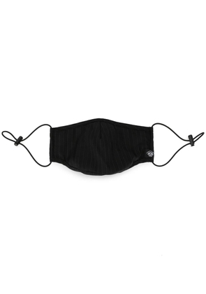 Mostly Heard Rarely Seen pinstripe face mask - Black