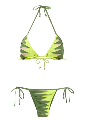 Amir Slama printed bikini - Green