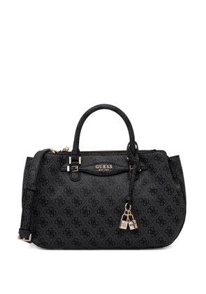 GUESS USA monogram-pattern tote bag - Black
