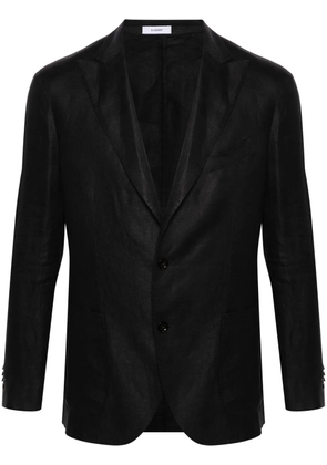 Boglioli single-breasted linen blazer - Blue