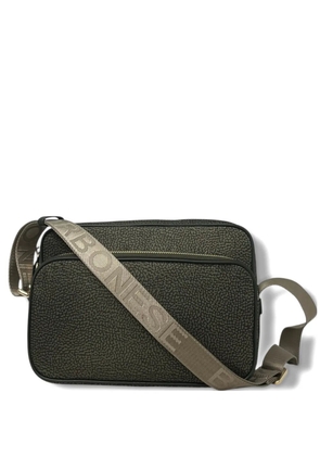 Borbonese abstract-print cross body bag - Green
