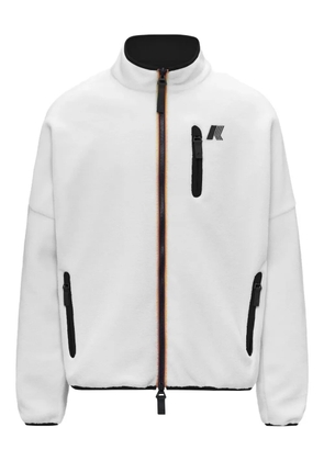 K-Way zip-up jacket - White