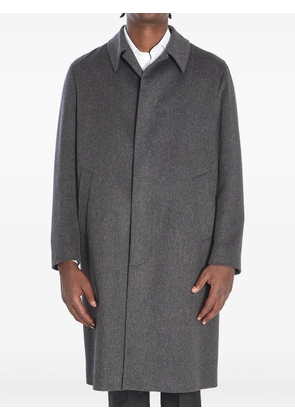 Lardini shirt collar welt pocket coat - Grey