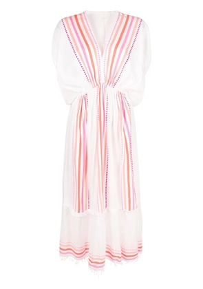 lemlem Eshe stripe-print dress - Pink