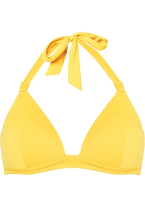 Amir Slama halterneck bikini top - Yellow