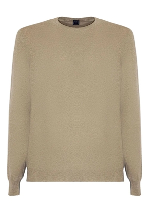 Fedeli ribbed-trims cashmere sweater - Neutrals