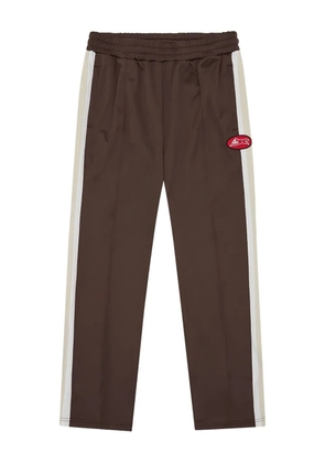 ICECREAM side-stripe logo-patch track pants - Brown