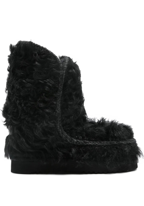 Mou brushed-effect ankle boots - Black