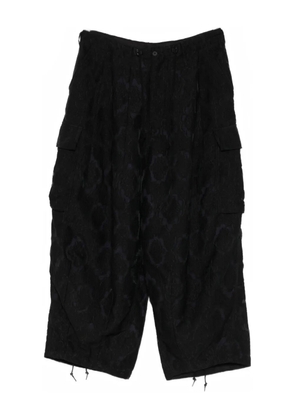 Needles cargo patterned trousers - Black