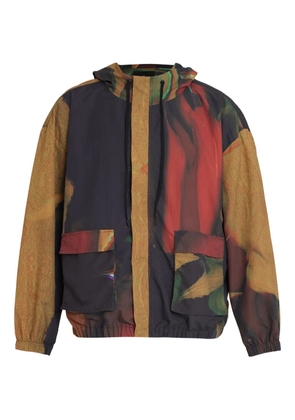 Osklen abstract-print jacket - Neutrals